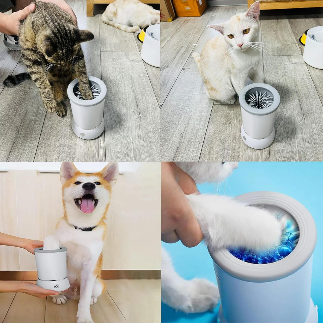 🐾 PawSpa™ Pro — Electric Dog Paw Cleaner & Massager