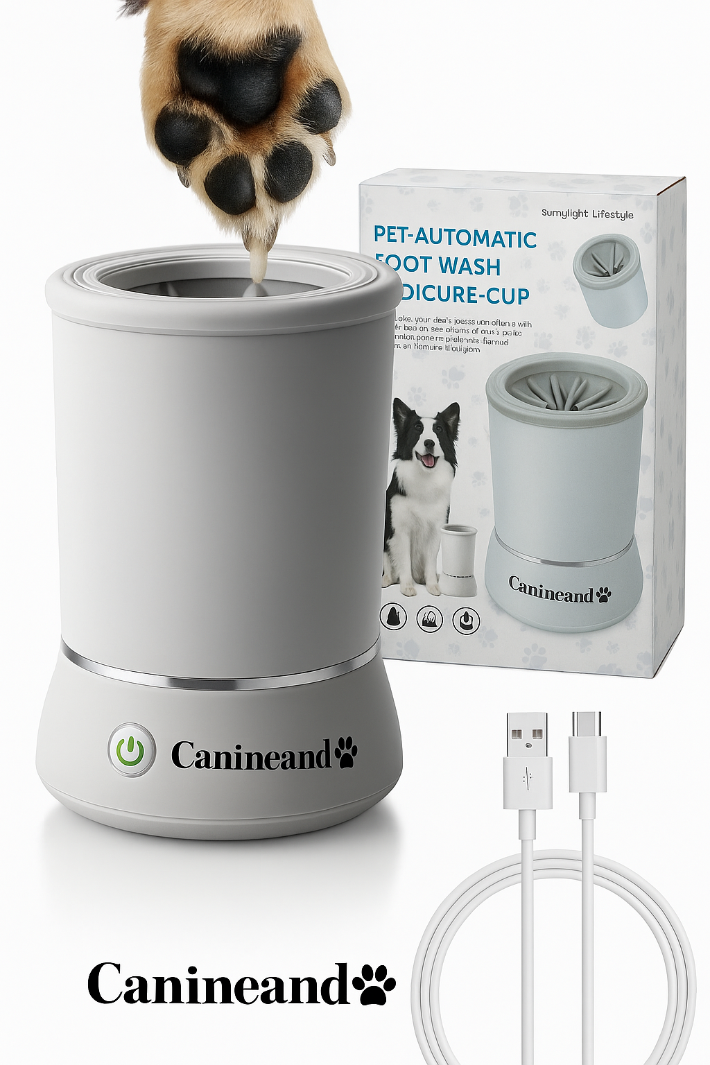 🐾 PawSpa™ Pro — Electric Dog Paw Cleaner & Massager