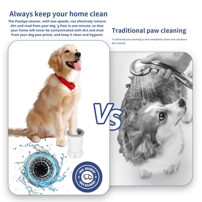 PawSpa™ Pro — Electric Paw Cleaner & Massager