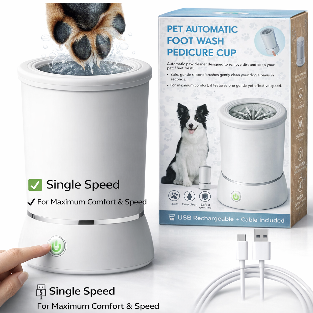 PawSpa™ Pro — Electric Paw Cleaner & Massager